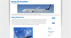 Desktop Screenshot of boeing-787-dreamliner.com