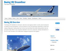 Tablet Screenshot of boeing-787-dreamliner.com